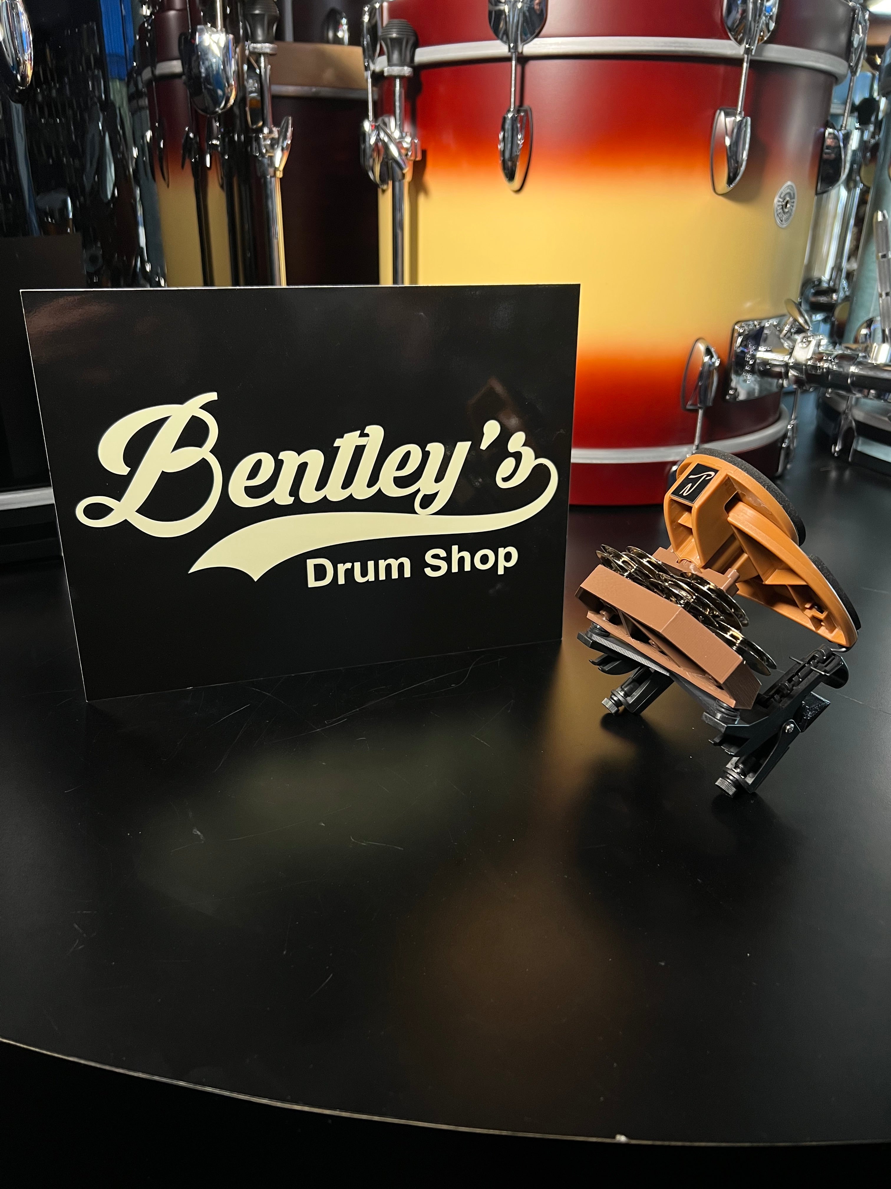 Percussion en langue maternelle RhymChik avec cymbalettes en acier inoxydable fournies avec RhymStryker RSK-RCK-SSJ